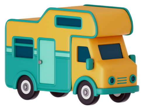 NTJH camper icoon illustratie