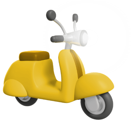 NTJH scooter icoon illustratie