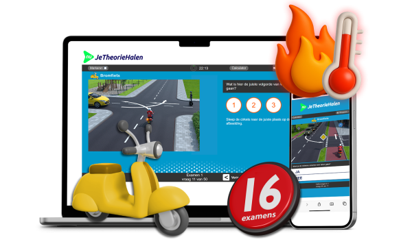 16 examens oefenen - Scooter